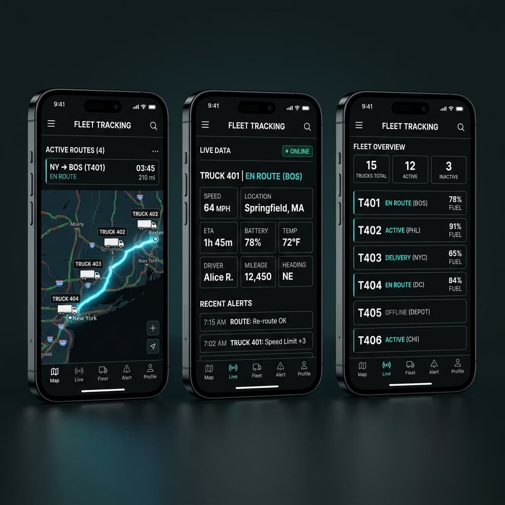 Real-Time Logistics & Mobile Platform